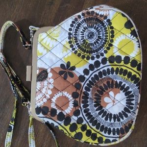 Vera Bradley Mini Frame Clasp, Cocoa Moss